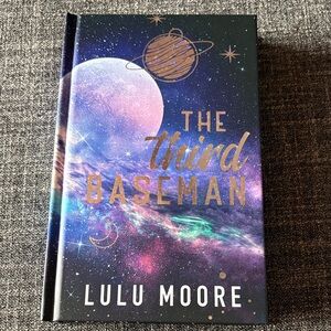 The Third Baseman by Lulu Moore Hardcover, Sprayed Edges and Author Signature